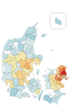 Kort over Danmark